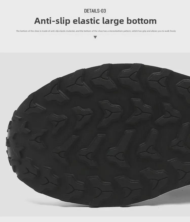 Adidași Dad din plasă respirabilă pentru bărbați - Cu talpă groasă, pantofi de alergare casual albi versatili