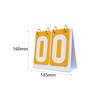 2 Pieces Table Score Flippers 2 digits Sports Scoreboards for Basketball