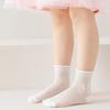5Paare/Set Kinder Netzsocken für Mädchen Frühling Sommer Dünne Atmungsaktive Mädchensocken Süße Mode Weiß Prinzessin Spitze Socke Neu