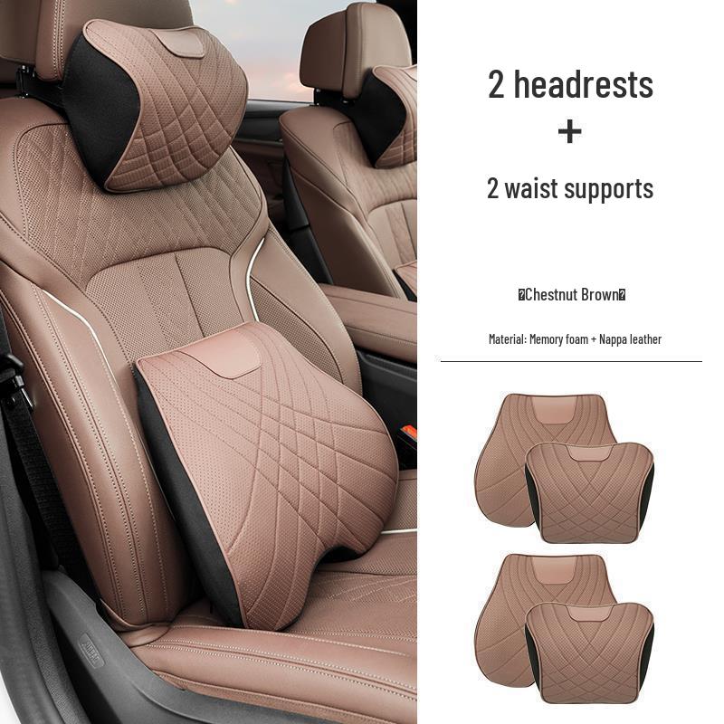 BYD Han Headrest & Lumbar Support: Neck Protection Pillow for DMi, DMp, and EV Versions
