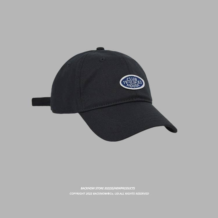Small head circumference hat, men's original design, handmade letter baseball cap, simple and stylish, makes the face look smaller, women's duckbill