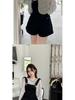 Women's Plus Size Slim-Fit Denim Overall Shorts - Stylish Summer A-line One-Piece for Petite Figures
