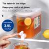 3.5/5L Cold Water Bucket With Faucet Fruit Juice Drink Refrigerator Jug Dispenser Water Kettle Container Fridge Pots Pitcher
