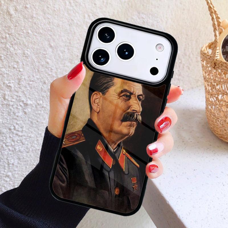 USSR CCCP Stalin Phone Case For iPhone 17 Air 16 15 14 13 12 11 Pro Max Plus