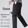 SNOWFLYING 2024 Winter Men's Goose Down Straight-Leg Thermal Pants X401312419F