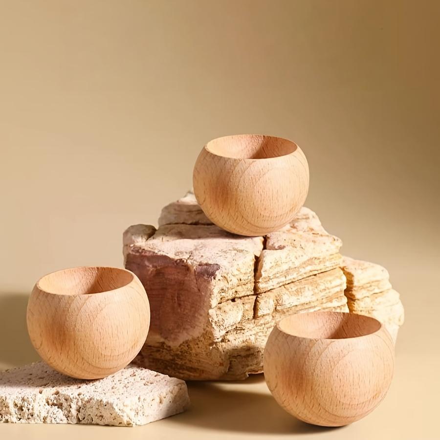 

Round Inverted Wooden Oil Diffuser - Aromatic Wood for Car, Office, Home and Bedroom - Aroma Dispensing Decorative Piece