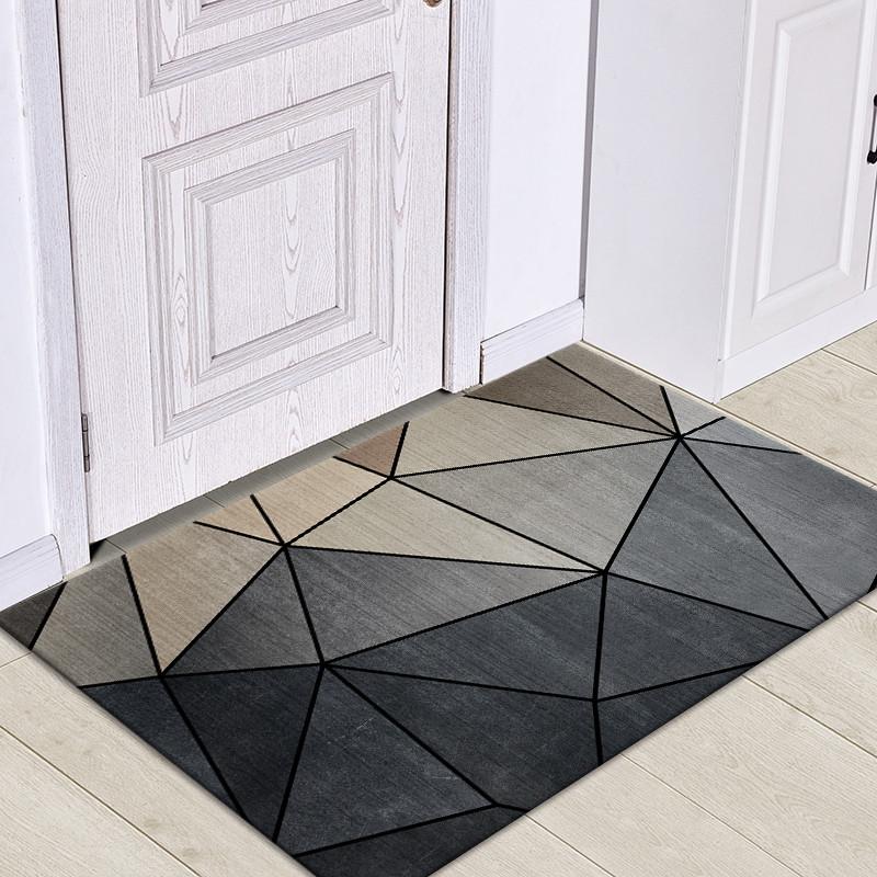 Nordisch Saugfähig Badezimmer Anti-Rutsch-Matte Teppich Eingang und Foyer Fußmatte Schlafzimmer Türvorleger Bodenmatte