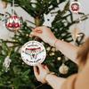 Funny Christmas Ornaments For Friends 2D Acrylic Funny Best Friend Decorations 3 Pieces Friendship Christmas Tree Pendant For