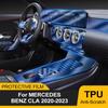 Folia Ochronna TPU Wnętrza do Mercedes Benz CLA 2020 2026 2026 2026 Folia PPF Panel Deski Rozdzielczej Nawigacja Samochodowa Wstępnie Wycięta Folia