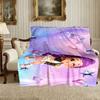 1pc Kpop Demon Hunters Blanket, Cozy Valentine's Day Blanket, Multi-functional Nap Blanket Available Throughout the Four Seasons
