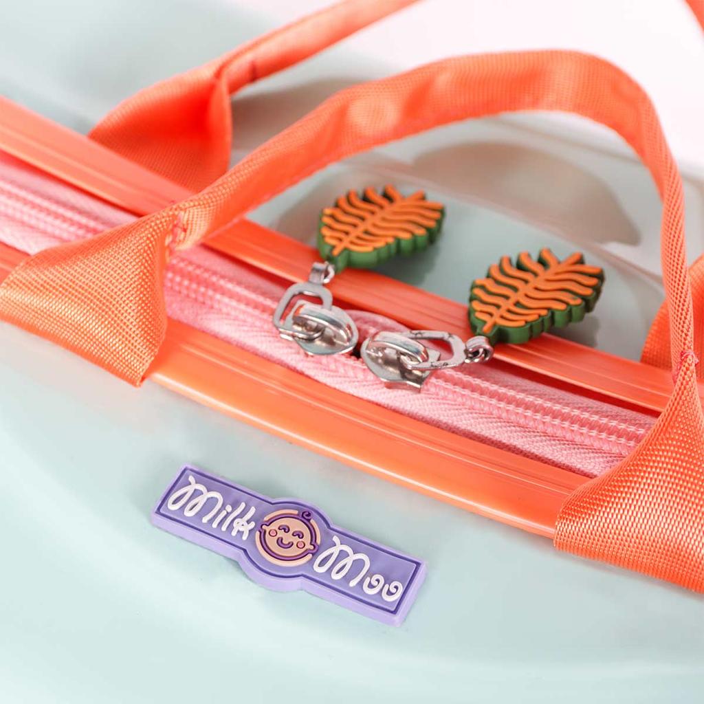 Walizka dziecięca MILK&MOO do jeżdżenia, waga do jazdy 50kg/110Lb, zabawna i bezpieczna