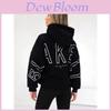 Womens Hip Hop Style Printed Hoodie With Thick Polyester For Casual Streetwear