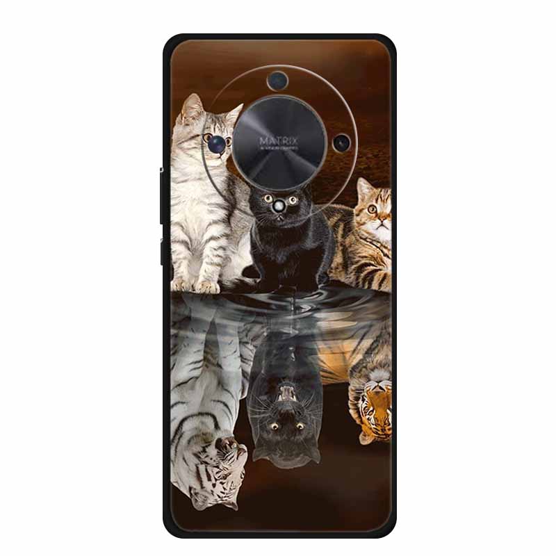 For Honor X9b 5G Case Luxury TPU Silicone Soft Phone Cover for Honor Magic6 Lite 5G Shockproof Shells Lovely Cartoon Funda Shell