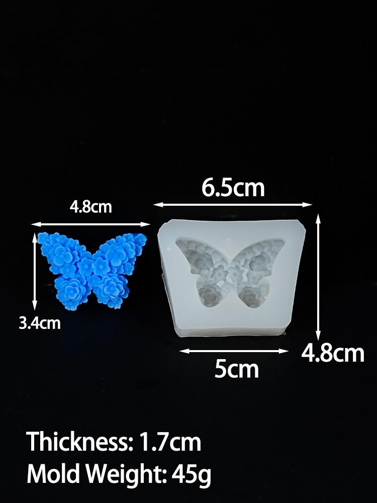 

Силиконовые формы для бабочек, рельефные цветы, ароматизированные свечи, принадлежности для изготовления мыла ручной работы, гипсовые бетонные смоляные формы для литья, ремесла