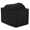 14pcs Felt Absorbent Coasters Round Thick Cup Mats for Kitchen Table with Storage Holder