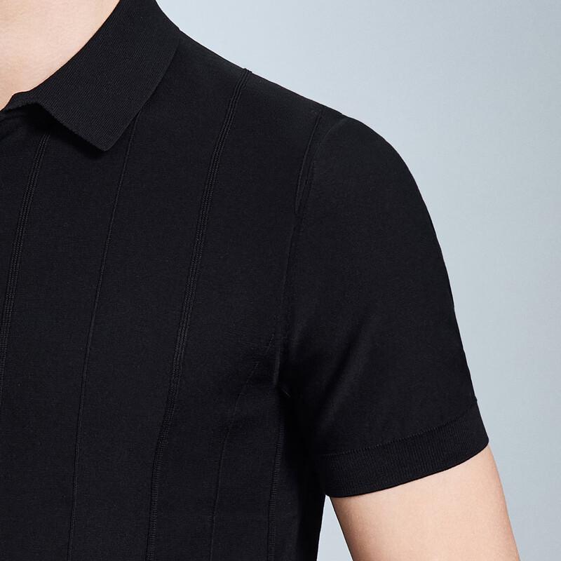 Men's Silk Blend Long-Staple Cotton Polo Shirt