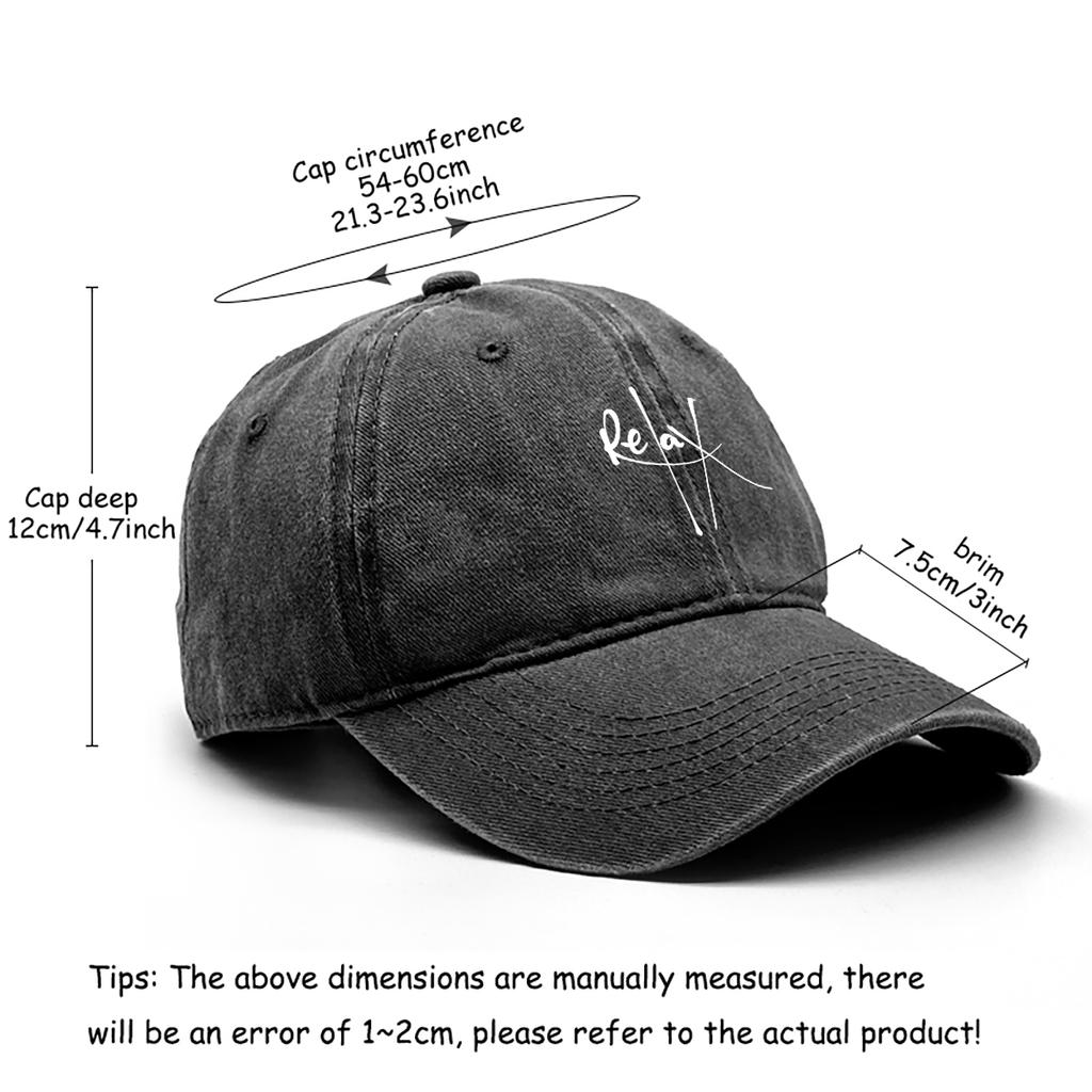 1pc Relax Print Snapback Baseball Caps Mesh Hat Casual sunshade Slouchy Adjustable Cap Ideal Choice for Outdoor Sports Dailywear