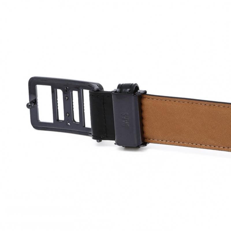 Daks Italian Leather Black Hook Belt Dbbe6e373bk