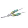Multifunction Fishing Pliers Stainless Steel Fishing Scissors with 2 Blades Braid Line Cutters Hook Remover