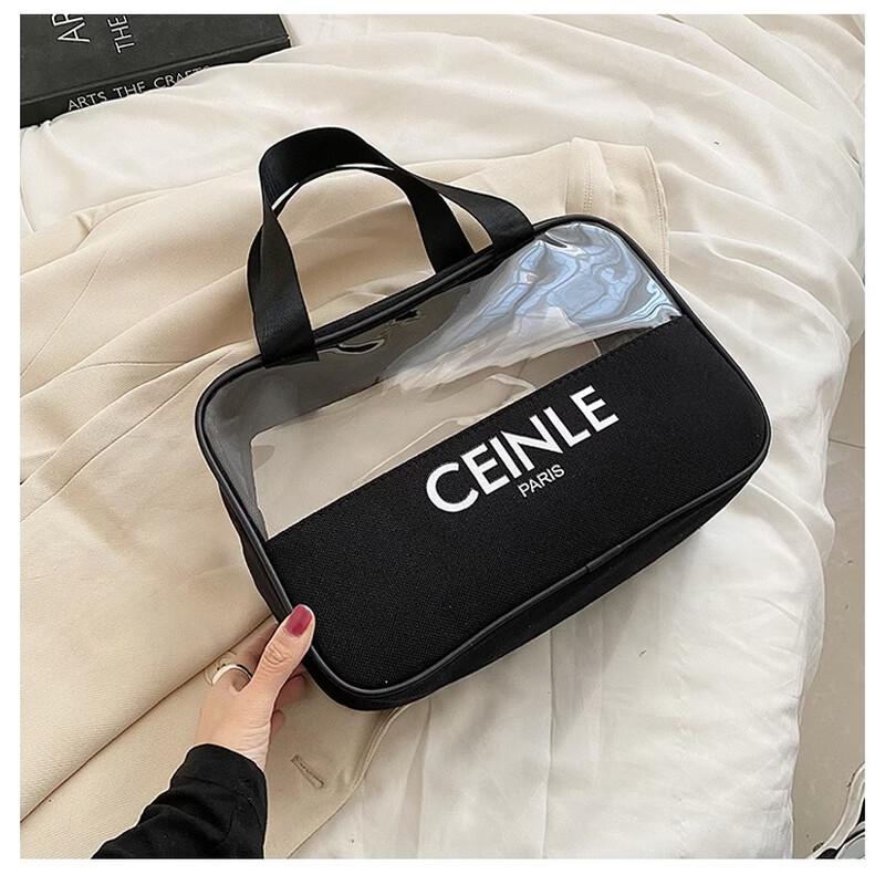 MDNG Large Capacity Translucent Travel Cosmetic Bag Large