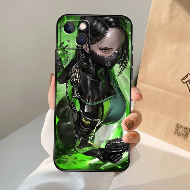 Valorant Game Handyhülle Für iPhone 17 Air 16 15 13 11 12 14 Pro Max 13 12 mini 15 16 Plus 16e Hülle Coque