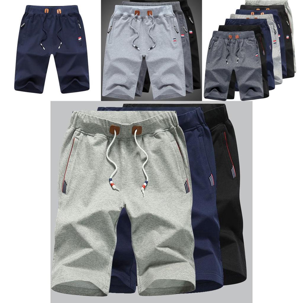 Pantaloni scurți casual confortabili de vară pentru bărbați, largi, pentru sală, sport, jogger, pantaloni de plajă