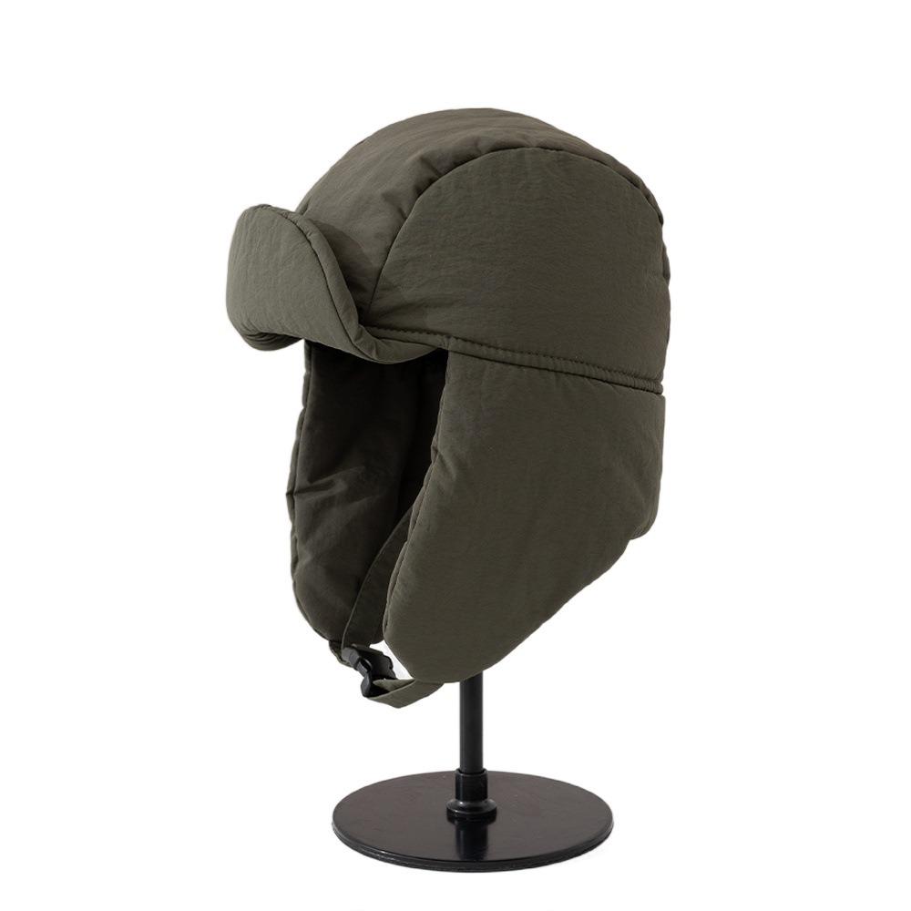 Eiderdown Bomber Hat Cycling Ushanka Fur Hat Outdoors Winter Cap for Men Women