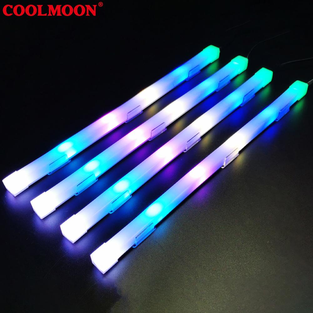 5V 3Pin 4Pin Flexible Light Bar ARGB AURA SYNC 26LED Flexible Lamp Strip Computer Accessories Motherboard Light Bar for Gigabyte