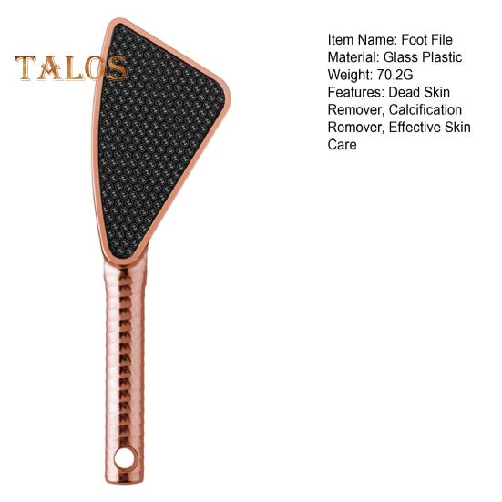 Nanoglass Foot File Callus Remover Dead Skin Removal Brush for Gentle Exfoliation Professional Pedicure Tool