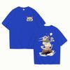 Anime Demon Slayer Hashibira Inosuke Cartoon Print T-Shirt Sommer Baumwolle Kurzarm Rundhals Oberteile Damen Herren T-Shirts