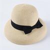 USPOP New Women Sun Hats Fashion Bow Straw Hats Casual Summer Wide Brim Drooping Beach Hat Female Summer Hat