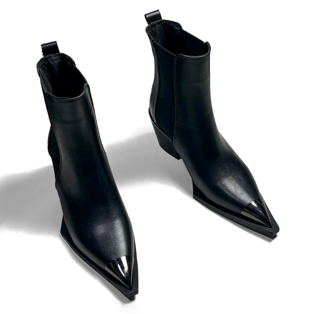 Fashion Autumn Winter Women Men Slim Ankle Boots Fashion Elegant Pointed Toe Shoes Thin Women's Morder Short Booties Big Size 42 43 44