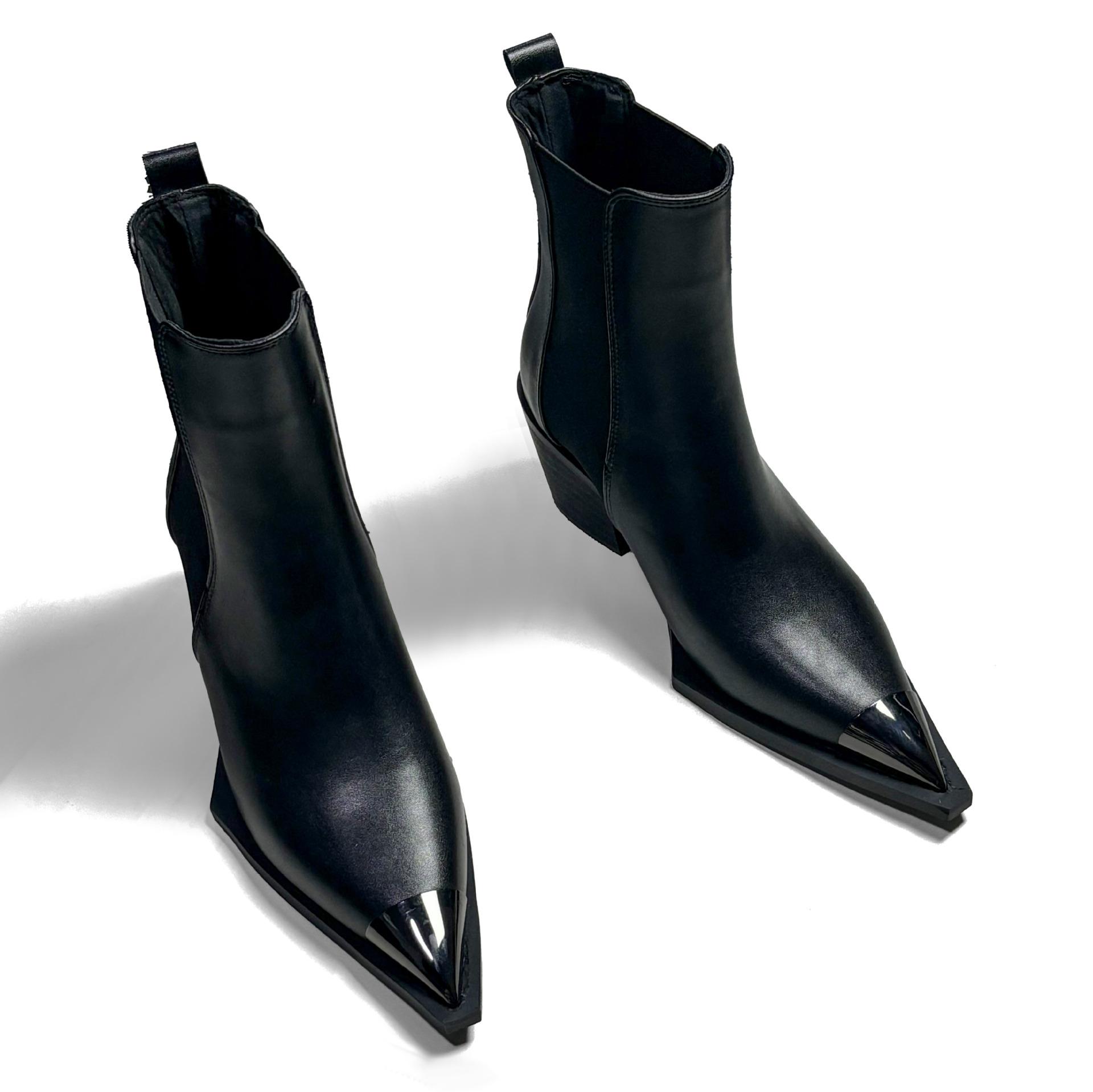 

Autumn Winter Women men Slim Ankle Boots Elegant Pointed Toe Shoes Thin Women s Morder Short Booties big size 42 43 44 35