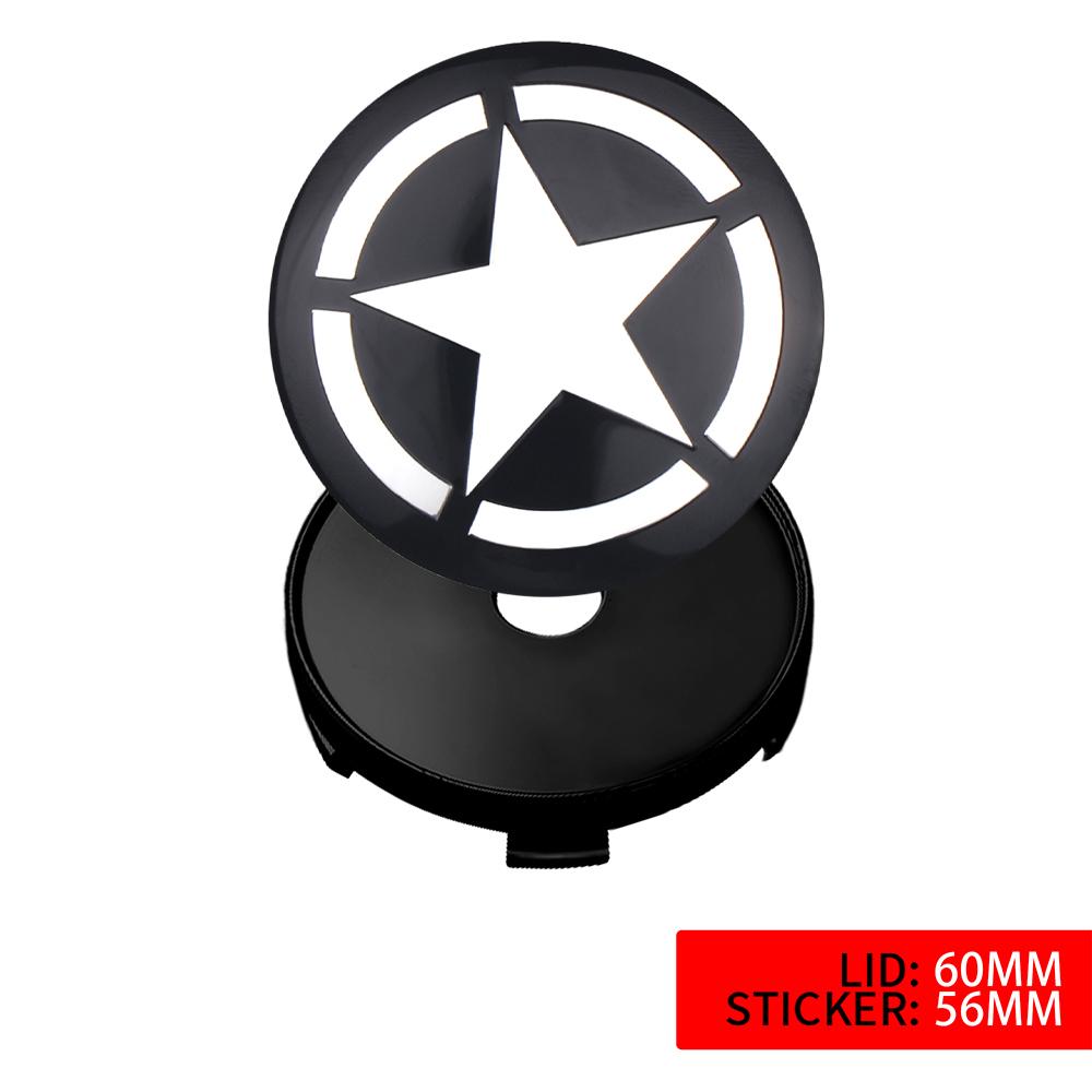 4pcs Car Styling Wheel Center Hub Caps Tire center Covers Hubcap For Jeep Grand Cherokee Wrangler JK Gladiator Compass Renegade AMU1