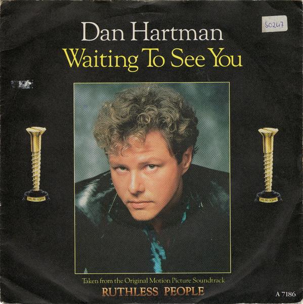 7inch Record DAN HARTMAN - Waiting To See You A7186 Epic 1986 UK Dance & Electronica Used