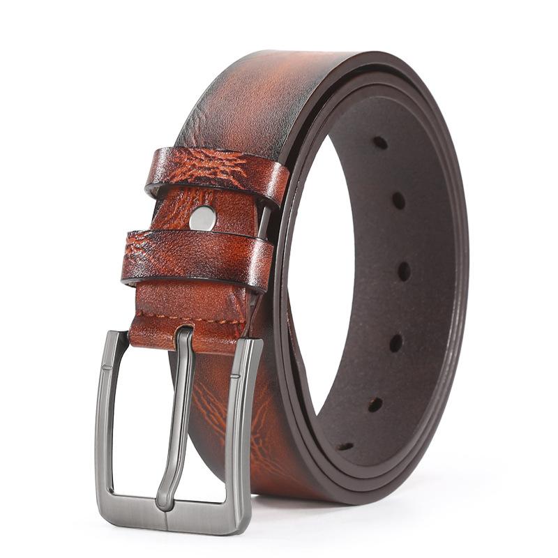 Men'S Alloy Pin Buckle Belt Zhongqing Business Durable Aviation Belt