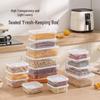 Food Grade Transparent Plastic Square Grain Storage Jar