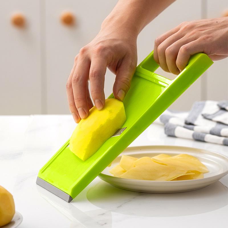 Multifunctional Handheld Vegetable Cutter & Peeler: Carrot, Potato, Cucumber Slicer for Salads