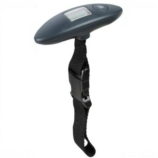 40 кг Точные портативные электронные весы для багажа Silk Screen Button чёрный