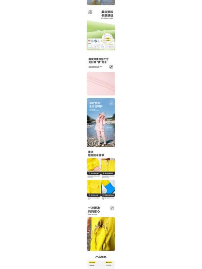 Two-Piece Children's Water Play Suit: Raincoat & Boots for Boys, Girls, Babies - Ideal for Kindergarten, School, Beachcombing.
