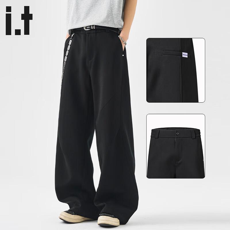 :CHOCOOLATEit Мужские американские джинсы из денима широкого кроя с изогнутыми штанинами 3XL