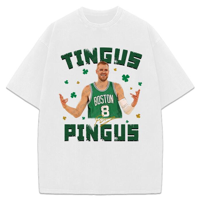 Футболка Кристапса Порзингиса Boston Basketball Custom Fan Art Design XXXL