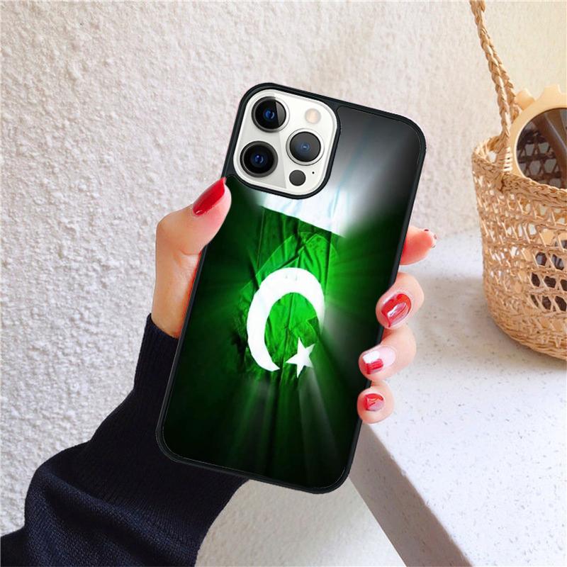 Pakistan Flag Banner Phone Case for iPhone 17 Air 16 Coque 15 14 12 13 PLUS 11 PRO MAX Back Cover Fundas Shell