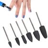 6pcs Nail Drill Bit Nail Art Drill Manicure Grinding Head Nail Polishing Bits Accessory03