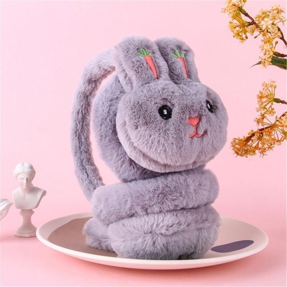 Cartoon Cotton Plush Comfortable Soft Thicken Ear Warmers Rabbit Ear Protection Warm Earmuffs
