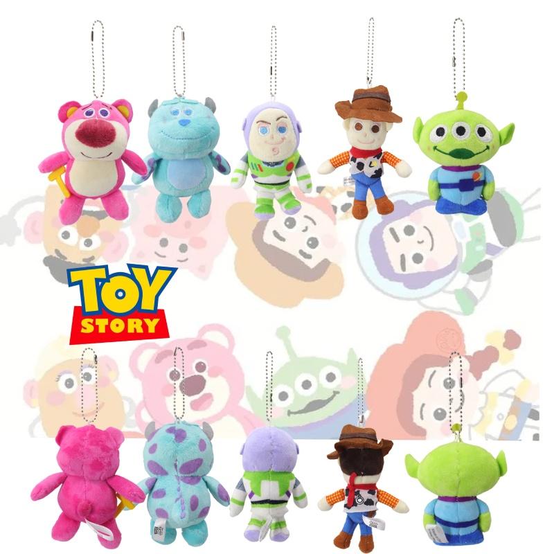 Bass Lightyear Woody Strawberry Bear Three-eyed Monster Plush Toy Pendant Decor