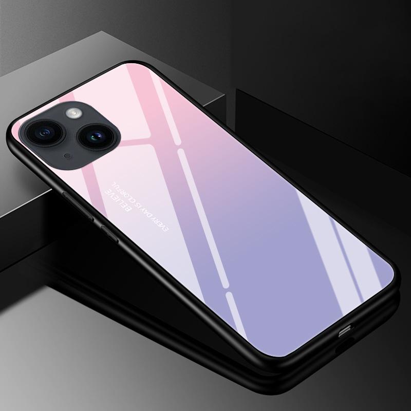 Tempered Glass Case for iPhone 13 14 Pro Max Cover Hard Case for iphone 14pro 11 13 12 11 Pro Max 14 Plus Phone Case TPU Bumper