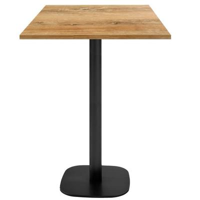 60 X 60 Cm High Table - Round Model Slovenian Oak