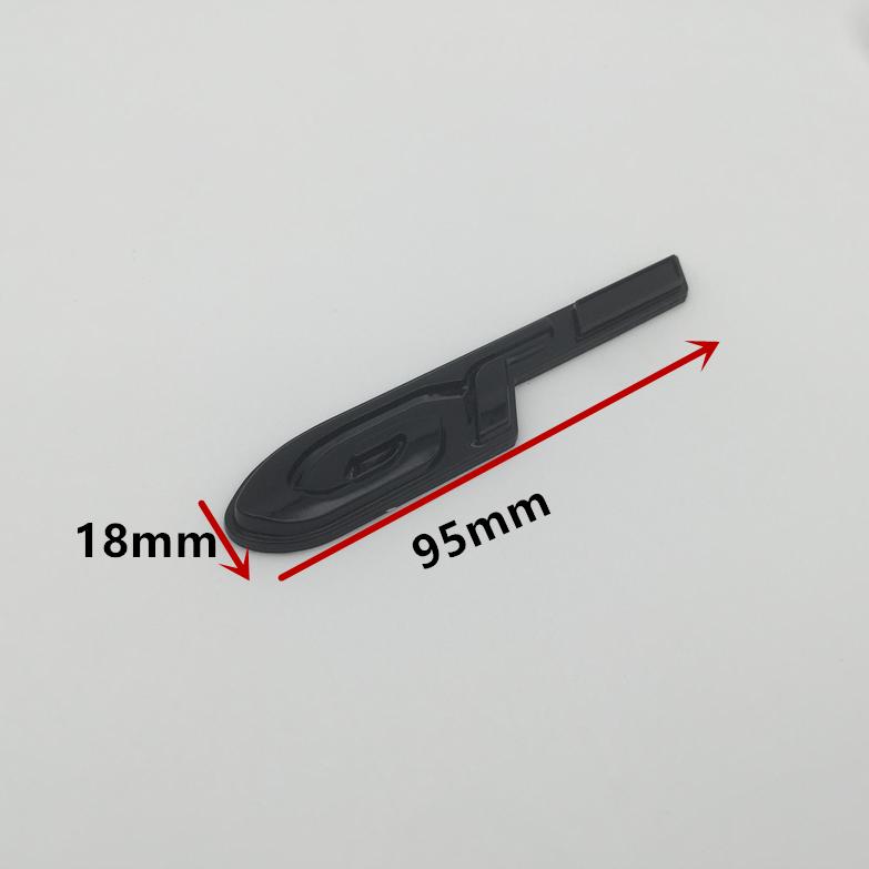 1pcs 3D metal GT 206 207 301 307 308 408 508 car Letter Emblem Rear tail trunk Decals badge sticker Decal styling Accessories