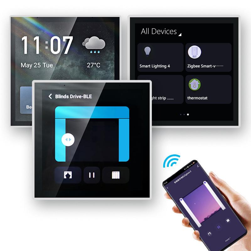 Tuya 4-inch Smart Home Touchscreen Hub with Built-in Alexa and Scene Control